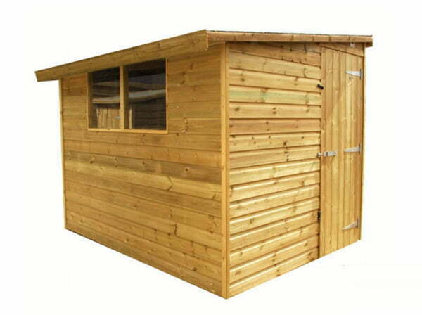Reversed Pent Shed