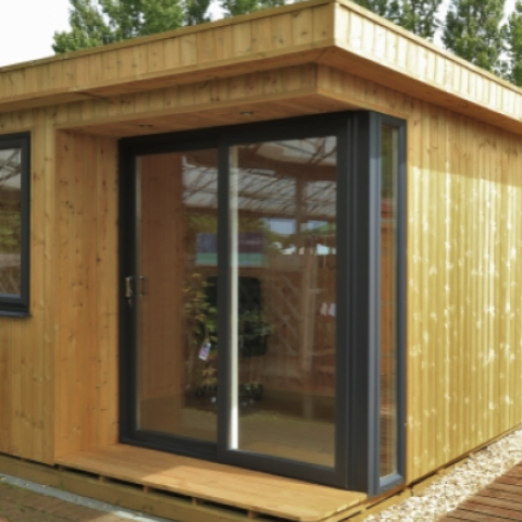 contemporary garden office